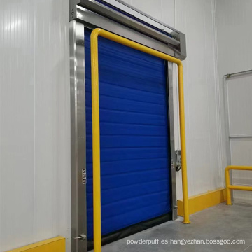 Puerta de alta velocidad de almacenamiento de refrigeración aislada aislada